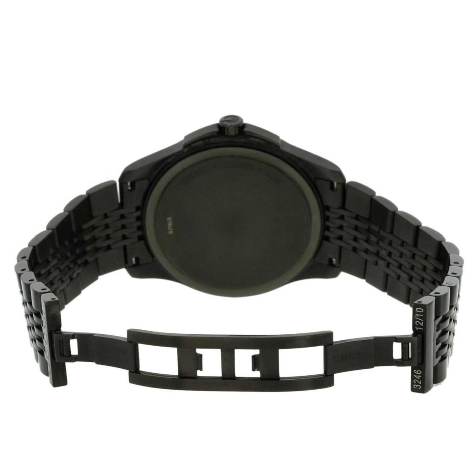 Shop Authentic Gucci G Timeless Black Dial Black Steel Strap Watch For Men - YA126202 - Luxxuri