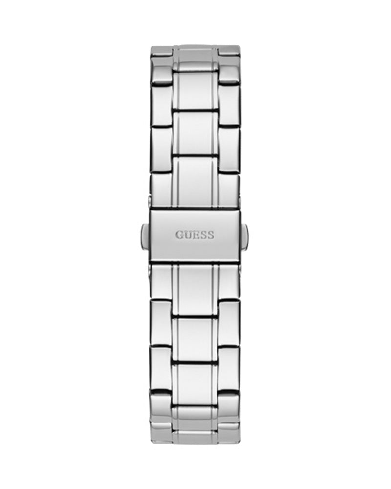 Shop Authentic Guess Glitter Burst Diamonds Blue Dial Silver Steel Strap Watch for Women - GW0405L1 - Luxxuri