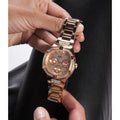 Shop Authentic Guess Duchees Quartz Rose Gold Dial Rose Gold Steel Strap Watch For Women - GW0558L3 - Luxxuri