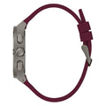 Shop Authentic Guess Headline Multifunction Grey Dial Burgundy Silicone Strap Watch For Men - GW0571G4 - Luxxuri
