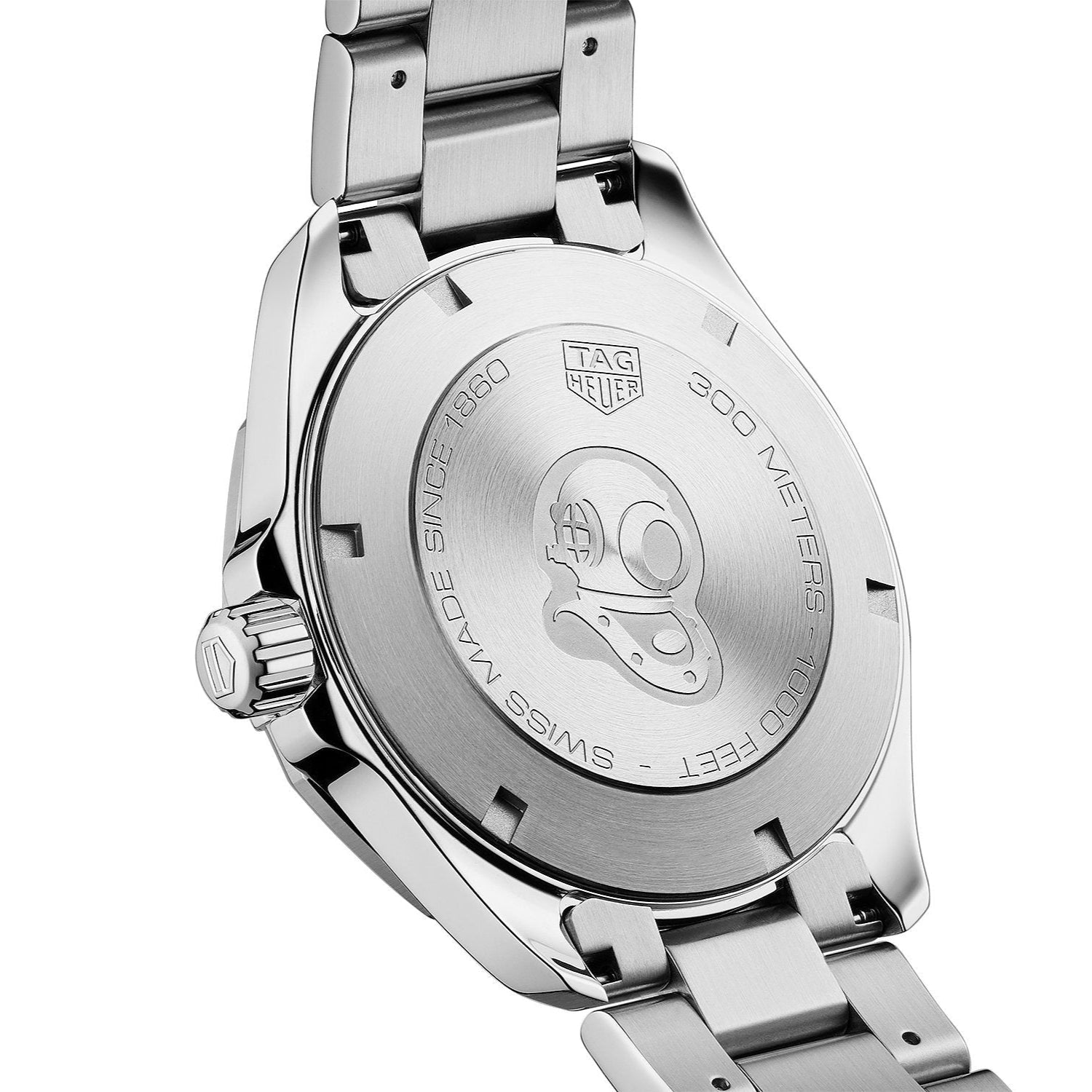 Shop Authentic Tag Heuer Aquaracer Black Dial Silver Steel Strap Watch for Men - WAY111A.BA0928 - Luxxuri