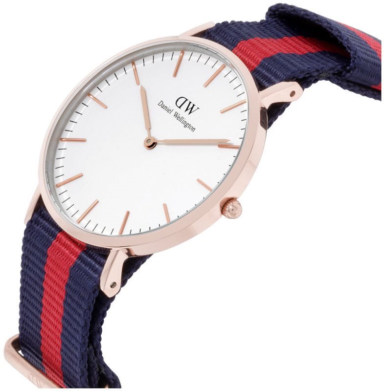 Shop Authentic Daniel Wellington Classic Oxford White Dial Two Tone NATO Strap Watch For Women - DW00100029 - Luxxuri