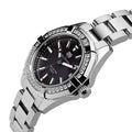 Shop Authentic Tag Heuer Aquaracer Quartz Diamonds Black Dial Silver Steel Strap Watch for Women - WAY131P.BA0748 - Luxxuri