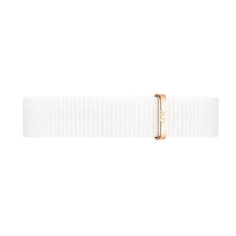 Shop Authentic Daniel Wellington Classic Petite Dover Black Dial White NATO Strap Watch For Women - DW001000314 - Luxxuri