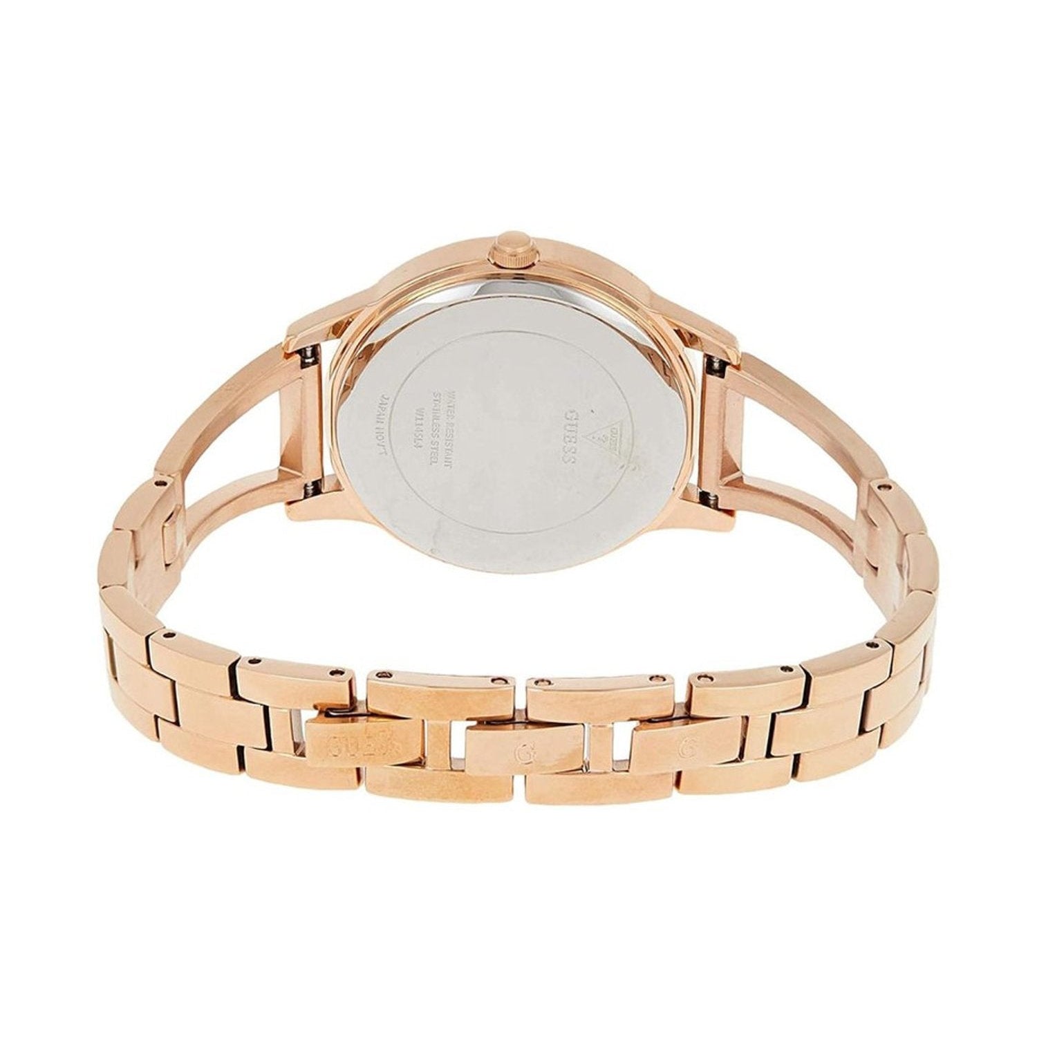 Shop Authentic Guess Lola Rose Gold Dial Rose Gold Steel Strap Watch For Women - W1145L4 - Luxxuri