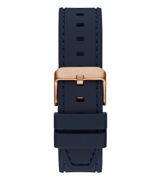 Shop Authentic Guess Headline Multifunction Quartz Blue Dial Blue Silicone Strap Watch For Men - GW0571G2 - Luxxuri