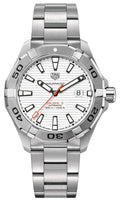 Shop Authentic Tag Heuer Aquaracer Calibre 5 Automatic White Dial Silver Steel Strap Watch for Men - WAY2013.BA0927 - Luxxuri