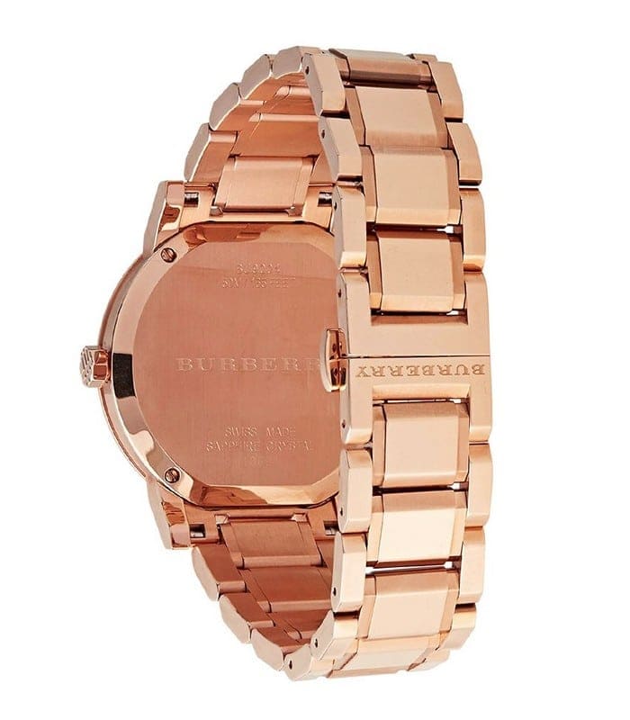 Shop Authentic Burberry The City White Dial Rose Gold Steel Strap Watch for Women - BU9004 - Luxxuri