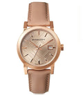Shop Authentic Burberry The City Beige Dial Brown Leather Strap Watch for Women - BU9014 - Luxxuri