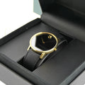 Shop Authentic Movado Museum Classic Quartz Black Dial Black Leather Strap Watch for Men - 0607195 - Luxxuri