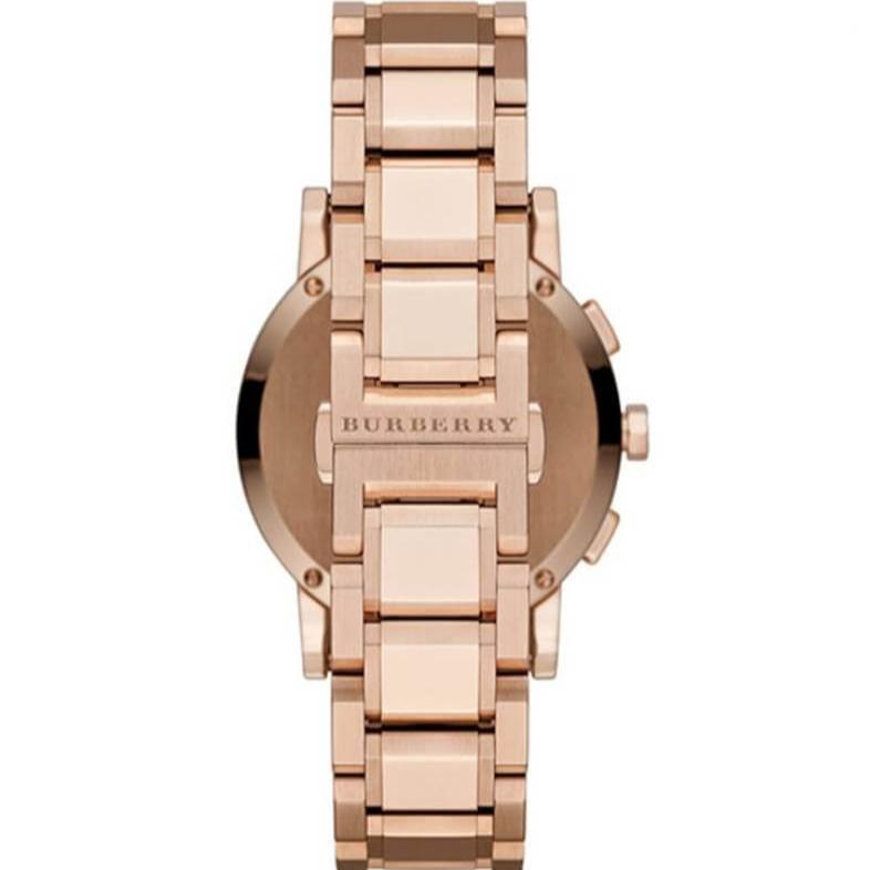 Shop Authentic Burberry The City White Dial Rose Gold Steel Strap Watch for Women - BU9004 - Luxxuri