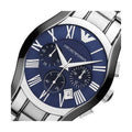 Shop Authentic Emporio Armani Classic Blue Dial Silver Steel Strap Watch For Men - AR1635 - Luxxuri