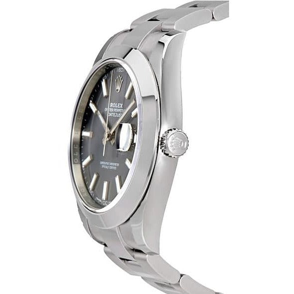 Shop Authentic Rolex Datejust 41 Oyster Grey Dial Oystersteel Strap Watch for Men - M126300-0007 - Luxxuri
