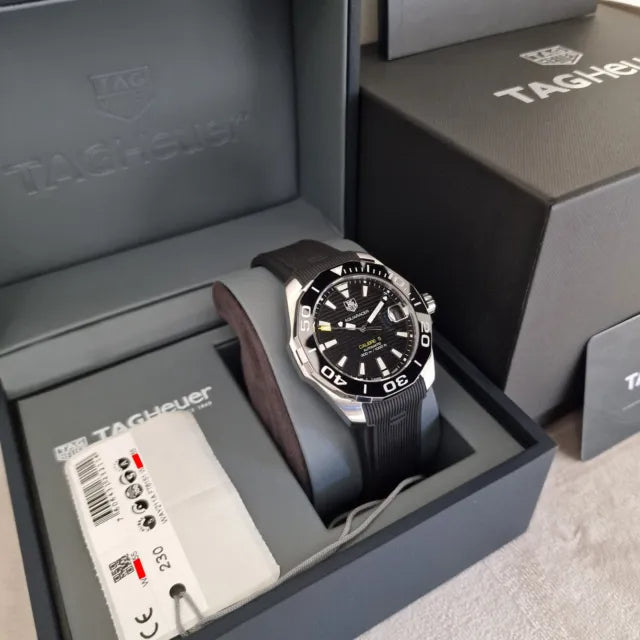 Tag Heuer Aquaracer Black Dial Watch for Men - WAY211A.FT6151