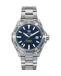 Shop Authentic Tag Heuer Aquaracer Calibre 5 Automatic Blue Dial Silver Steel Strap Watch for Men - WAY2012.BA0927 - Luxxuri