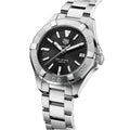 Shop Authentic Tag Heuer Aquaracer Black Dial Silver Steel Strap Watch for Women - WBD1310.BA0740 - Luxxuri