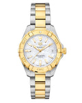 Shop Authentic Tag Heuer Aquaracer Mother of Pearl Dial Two Tone Steel Strap Watch for Women - WBD1320.BB0320 - Luxxuri