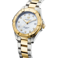 Shop Authentic Tag Heuer Aquaracer White Mother of Pearl Dial Two Tone Steel Strap Watch for Women - WBD1322.BB0320 - Luxxuri