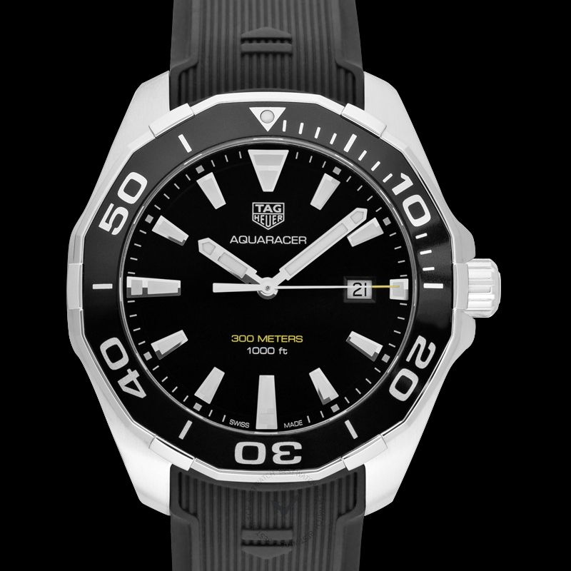 Tag Heuer Aquaracer Black Dial Watch for Men - WAY101A.FT6141