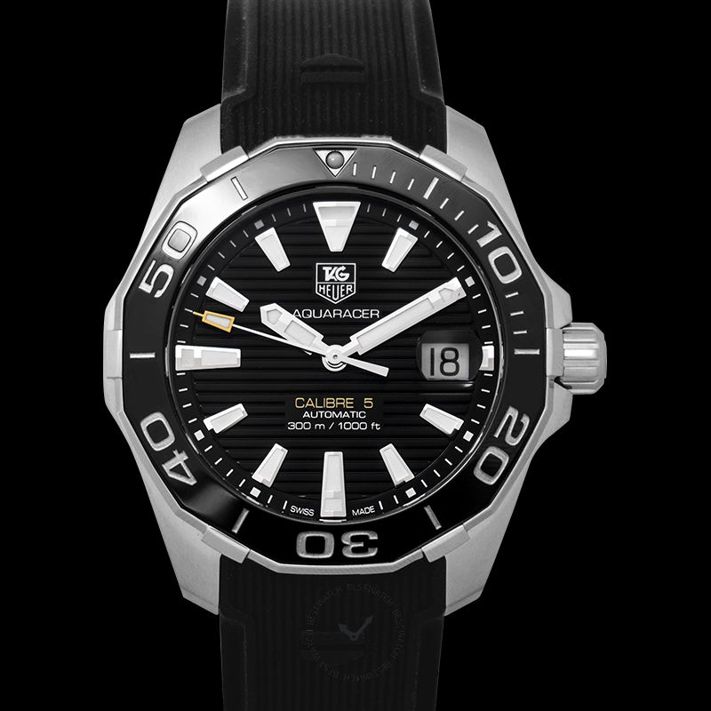 Tag Heuer Aquaracer Black Dial Watch for Men - WAY211A.FT6151
