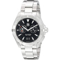 Shop Authentic Tag Heuer Aquaracer Quartz Black Dial Silver Steel Strap Watch for Men - WAY111Z.BA0928 - Luxxuri