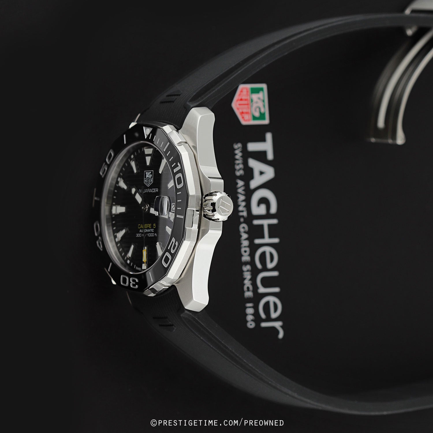 Tag Heuer Aquaracer Black Dial Watch for Men - WAY211A.FT6151