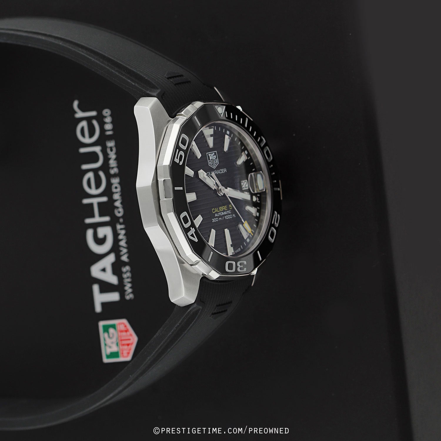 Tag Heuer Aquaracer Black Dial Watch for Men - WAY211A.FT6151