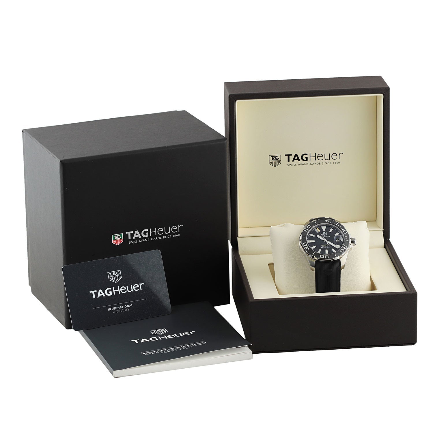 Tag Heuer Aquaracer Black Dial Watch for Men - WAY211A.FT6151