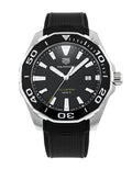 Shop Authentic Tag Heuer Aquaracer Quartz Black Dial Black Rubber Strap Watch for Men - WAY101A.FT6141 - Luxxuri