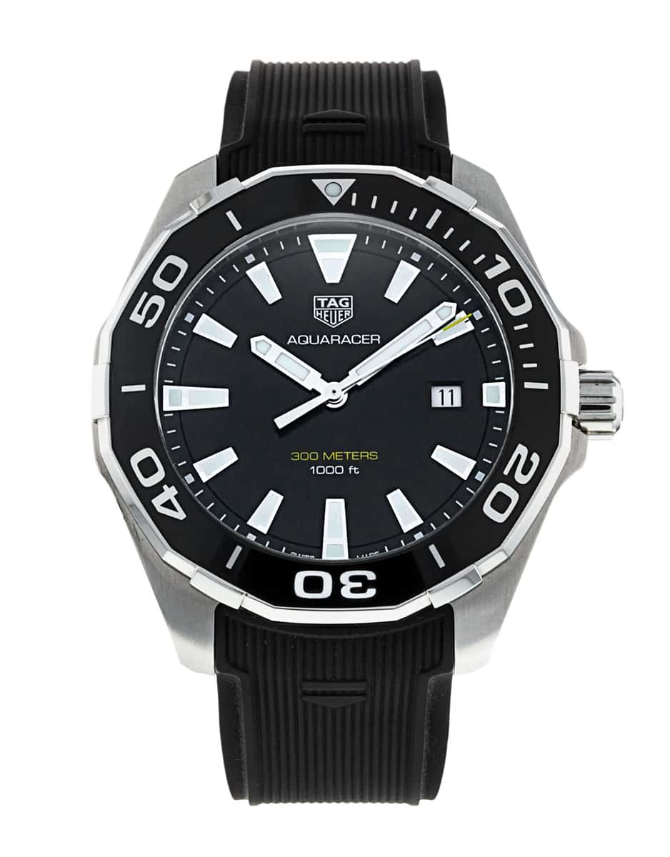 Tag Heuer Aquaracer Black Dial Watch for Men - WAY101A.FT6141