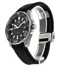 Shop Authentic Tag Heuer Aquaracer Quartz Black Dial Black Rubber Strap Watch for Men - WAY101A.FT6141 - Luxxuri