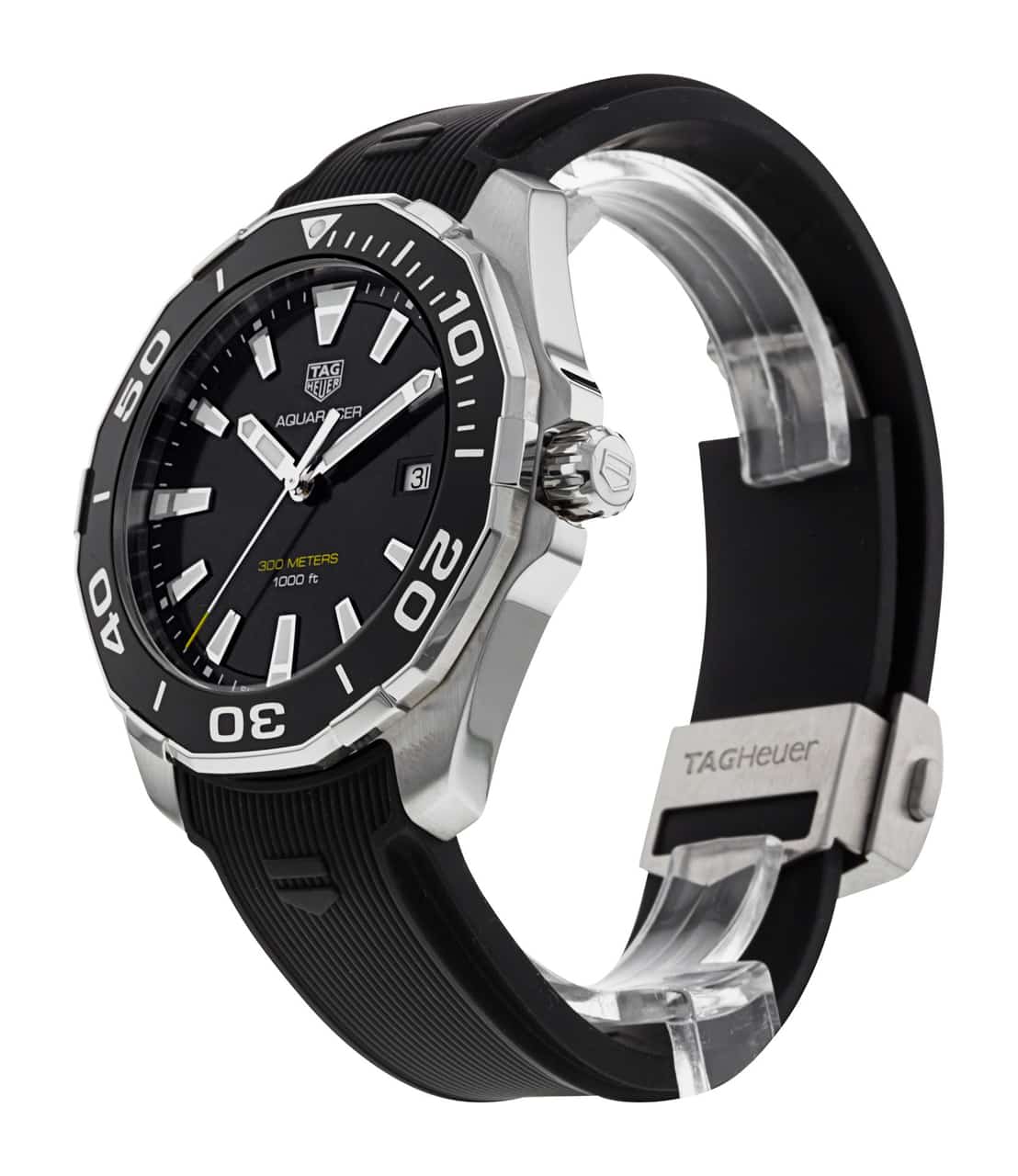 Tag Heuer Aquaracer Black Dial Watch for Men - WAY101A.FT6141
