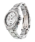 Shop Authentic Tag Heuer Aquaracer Chronograph White Dial Silver Steel Strap Watch for Men - WAY111Y.BA0928 - Luxxuri