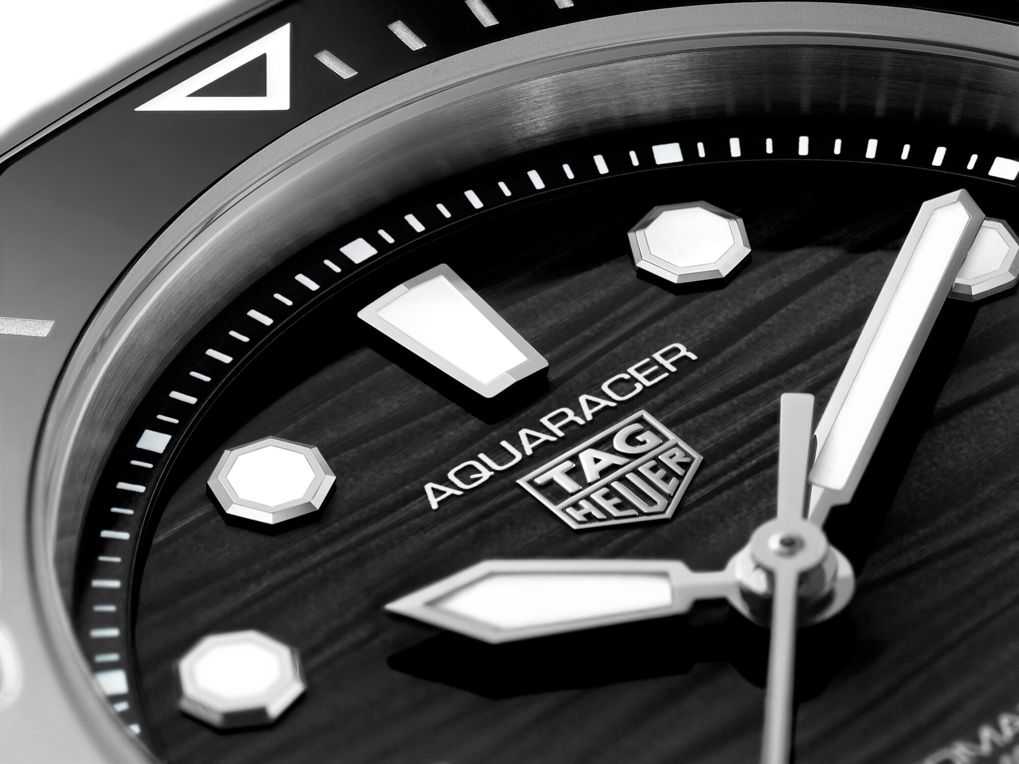 Tag Heuer Aquaracer Professional 300 Automatic Black Dial Silver Steel Strap Watch for Women - WBP231D.BA0626