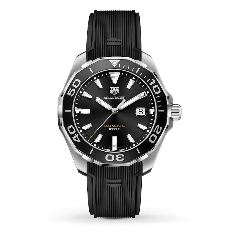 Tag Heuer Aquaracer Black Dial Watch for Men - WAY101A.FT6141