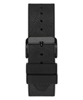 Shop Authentic Guess Phoenix Multifunction Silver Dial Black Silicone Strap Watch For Men - GW0048G1 - Luxxuri