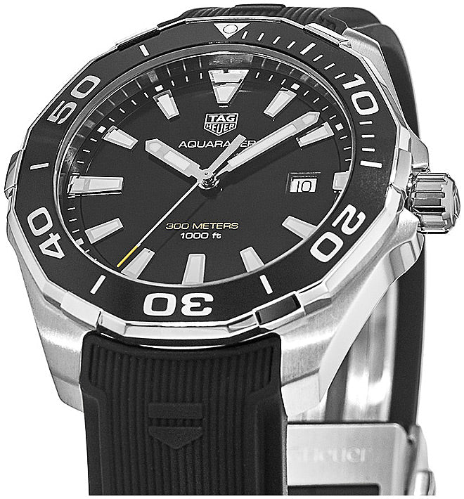 Tag Heuer Aquaracer Black Dial Watch for Men - WAY101A.FT6141