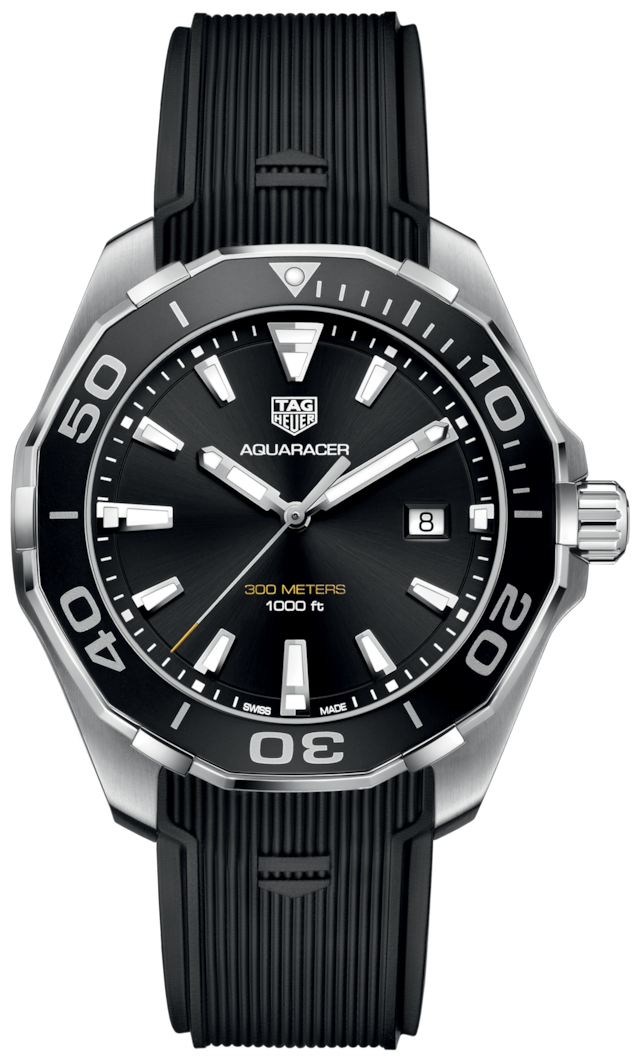 Tag Heuer Aquaracer Black Dial Watch for Men - WAY101A.FT6141