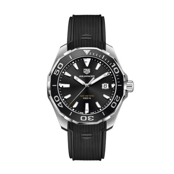 Tag Heuer Aquaracer Black Dial Watch for Men - WAY101A.FT6141