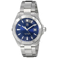 Shop Authentic Tag Heuer Aquaracer Quartz Blue Dial Silver Steel Strap Watch for Men - WAY1112.BA0928 - Luxxuri