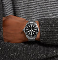 Shop Authentic Tag Heuer Aquaracer Black Dial Silver Steel Strap Watch for Men - WAY111A.BA0928 - Luxxuri