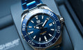 Shop Authentic Tag Heuer Aquaracer Blue Dial Quartz Silver Steel Strap Watch for Men - WAY111C.BA0928 - Luxxuri