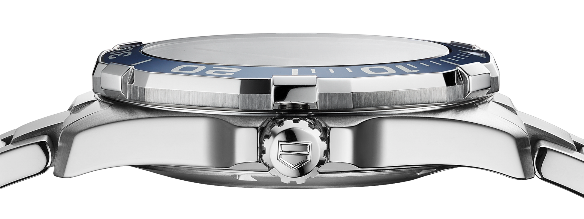 Shop Authentic Tag Heuer Aquaracer Blue Dial Quartz Silver Steel Strap Watch for Men - WAY111C.BA0928 - Luxxuri