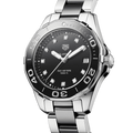 Shop Authentic Tag Heuer Aquaracer Quartz Black Dial Two Tone Steel Strap Watch for Women - WAY131C.BA0913 - Luxxuri