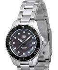 Shop Authentic Tag Heuer Aquaracer Quartz Black Dial Silver Steel Strap Watch for Women - WAY131M.BA0748 - Luxxuri