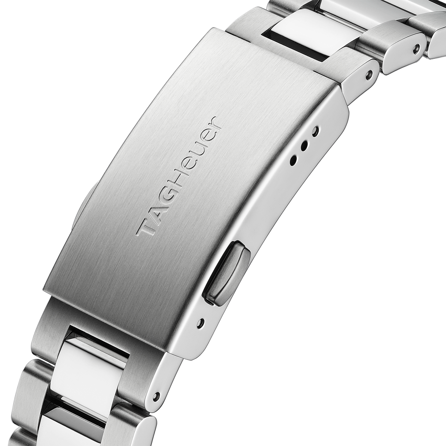 Tag Heuer Aquaracer Quartz Black Dial Silver Steel Strap Watch for Women - WAY131M.BA0748