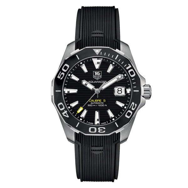 Tag Heuer Aquaracer Black Dial Watch for Men - WAY211A.FT6151