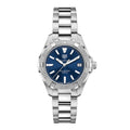 Shop Authentic Tag Heuer Aquaracer Quartz Blue Dial Silver Steel Strap Watch for Women - WBD1312.BA0740 - Luxxuri