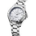 Shop Authentic Tag Heuer Aquaracer Diamonds White Mother of Pearl Dial Silver Steel Strap Watch for Women - WBD1314.BA0740 - Luxxuri