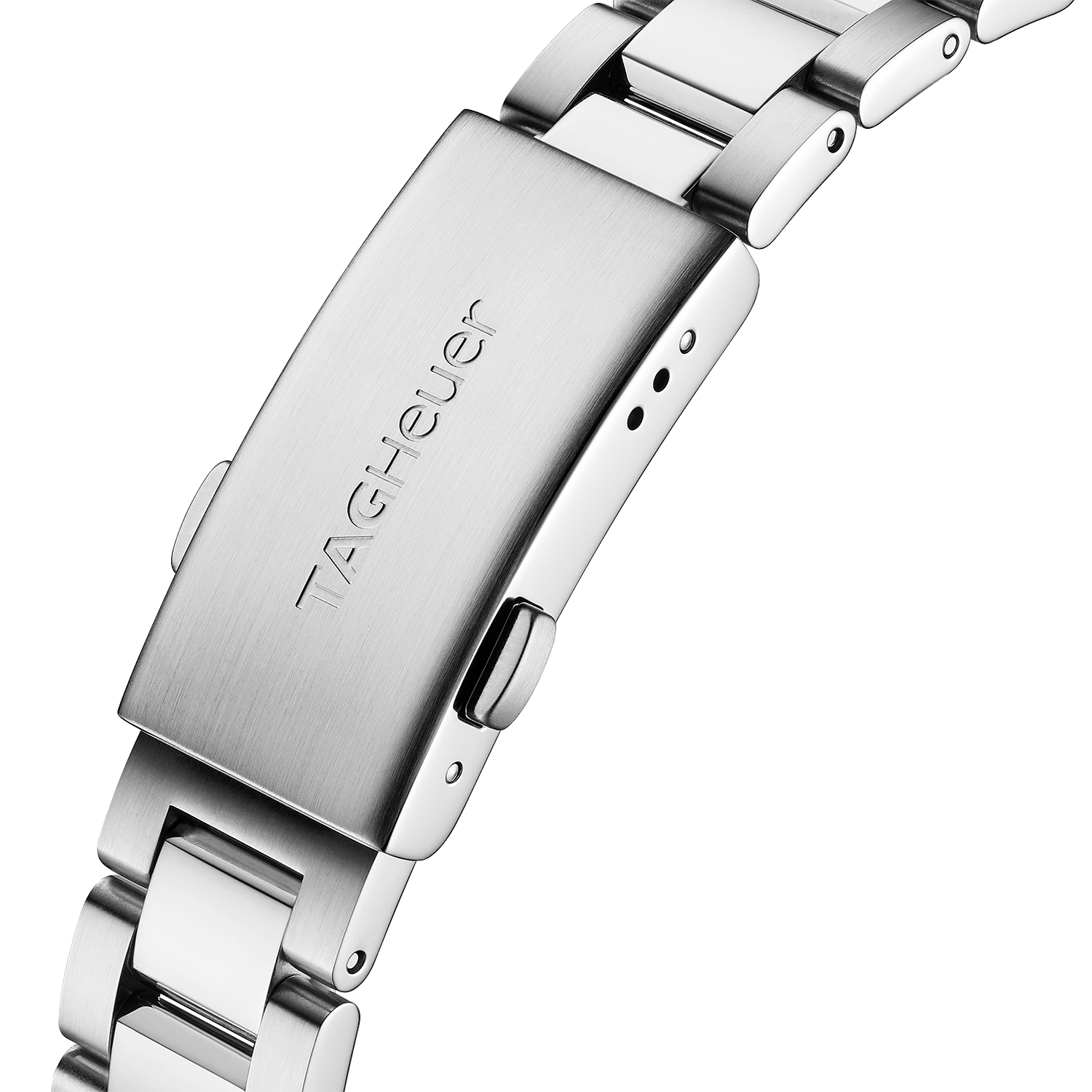Tag Heuer Aquaracer Diamonds White Mother of Pearl Dial Silver Steel Strap Watch for Women - WBD1315.BA0740